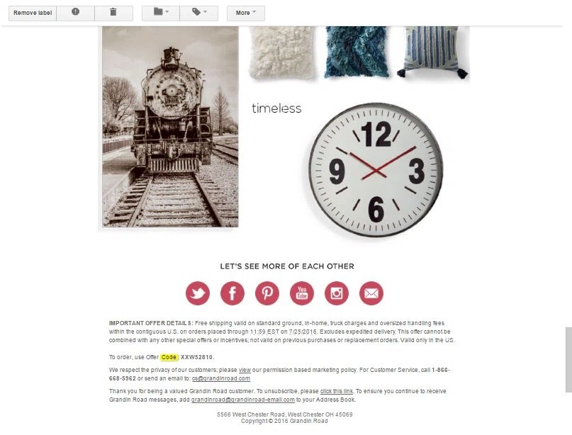 Patience brewster discount coupons