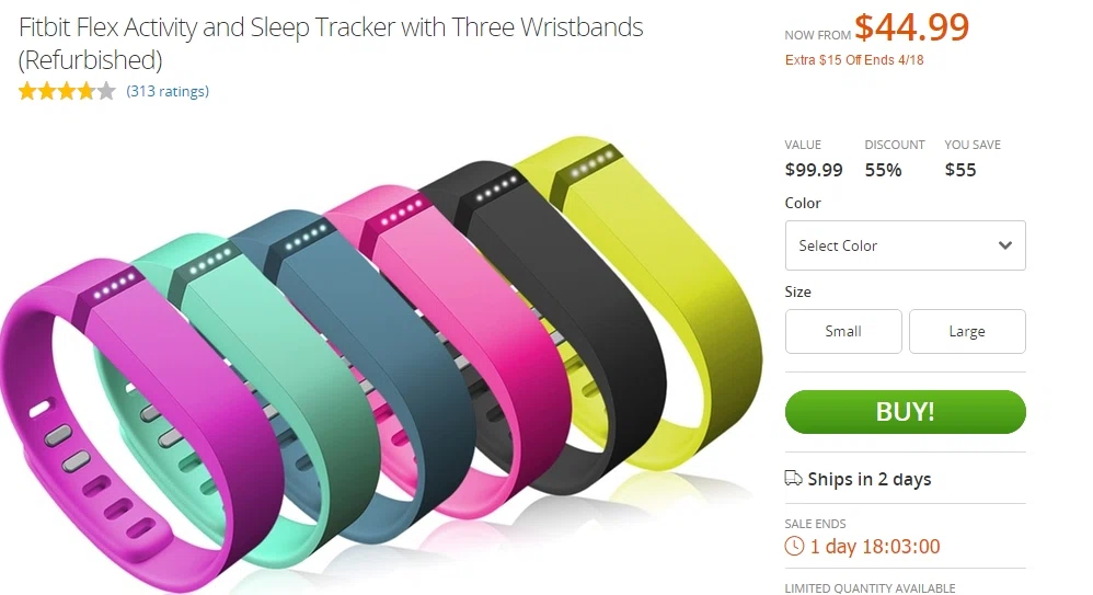 Coupons fitbit flex