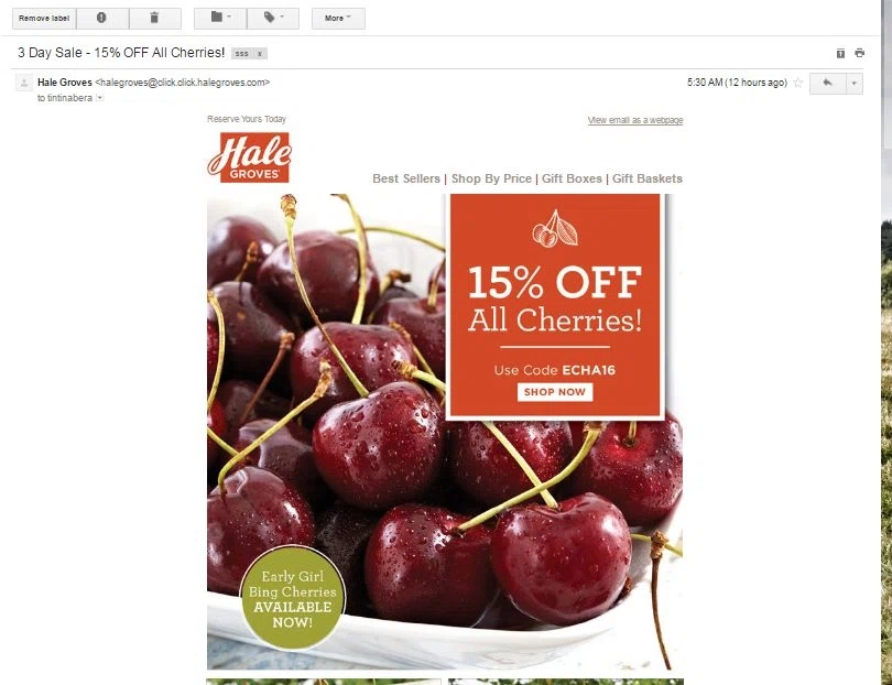 Hale groves coupon code