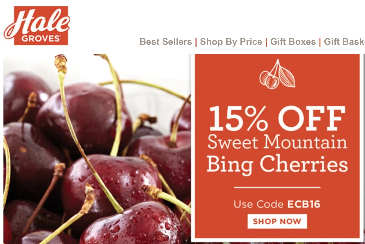 Hale groves coupon code