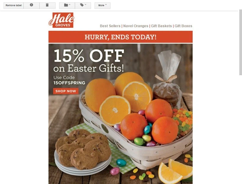 Hale groves coupon code
