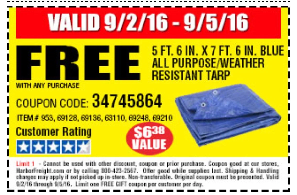 Harbor freight ad coupons
