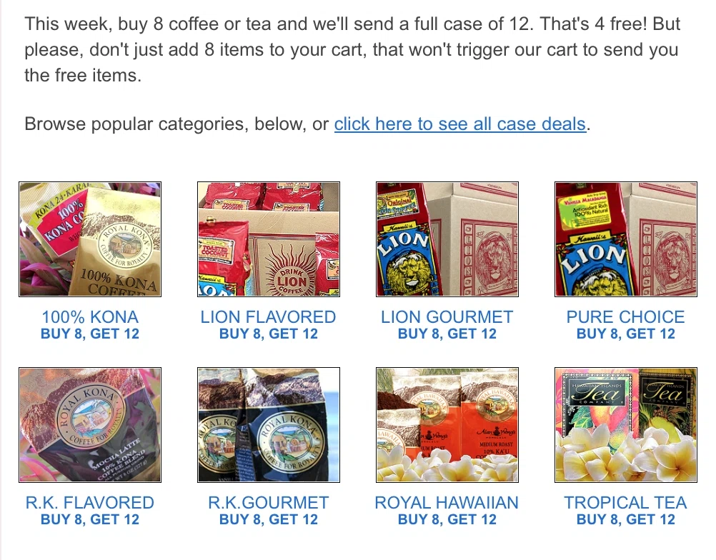 Hawaii coffee company coupons and discount code
