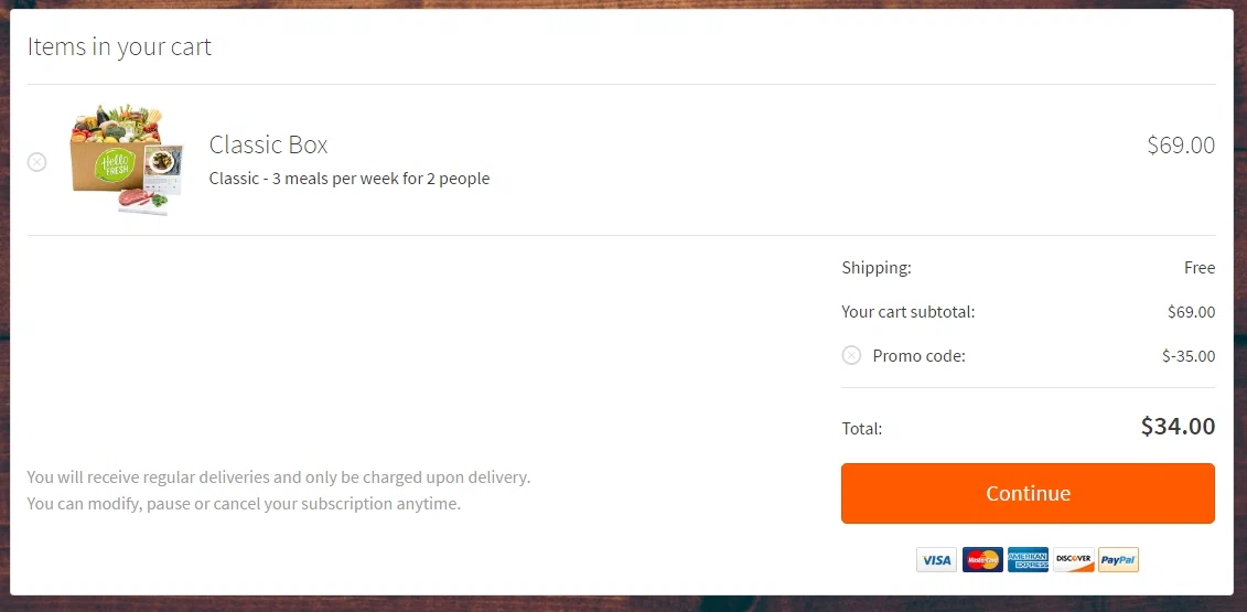Hellofresh coupon code