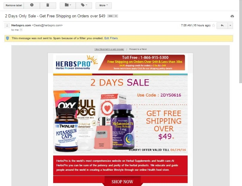 Herbspro coupons