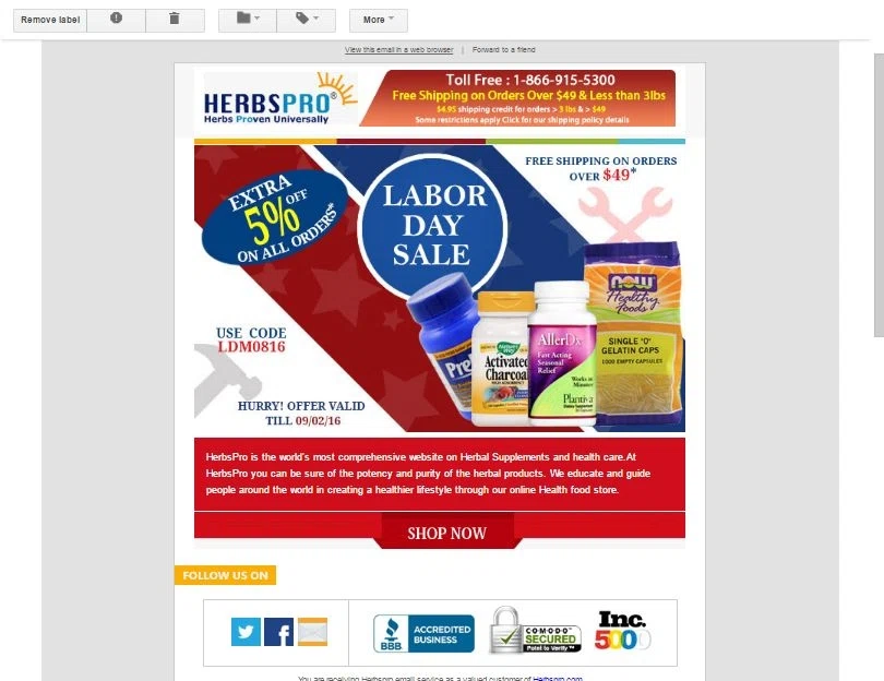 Herbspro coupon codes