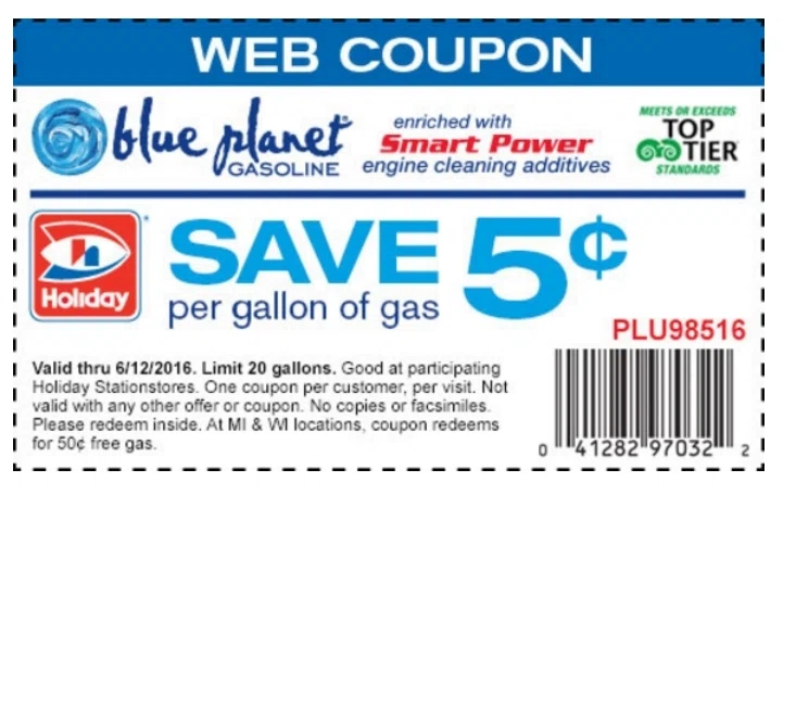 Holiday gas station coffee coupons 2018