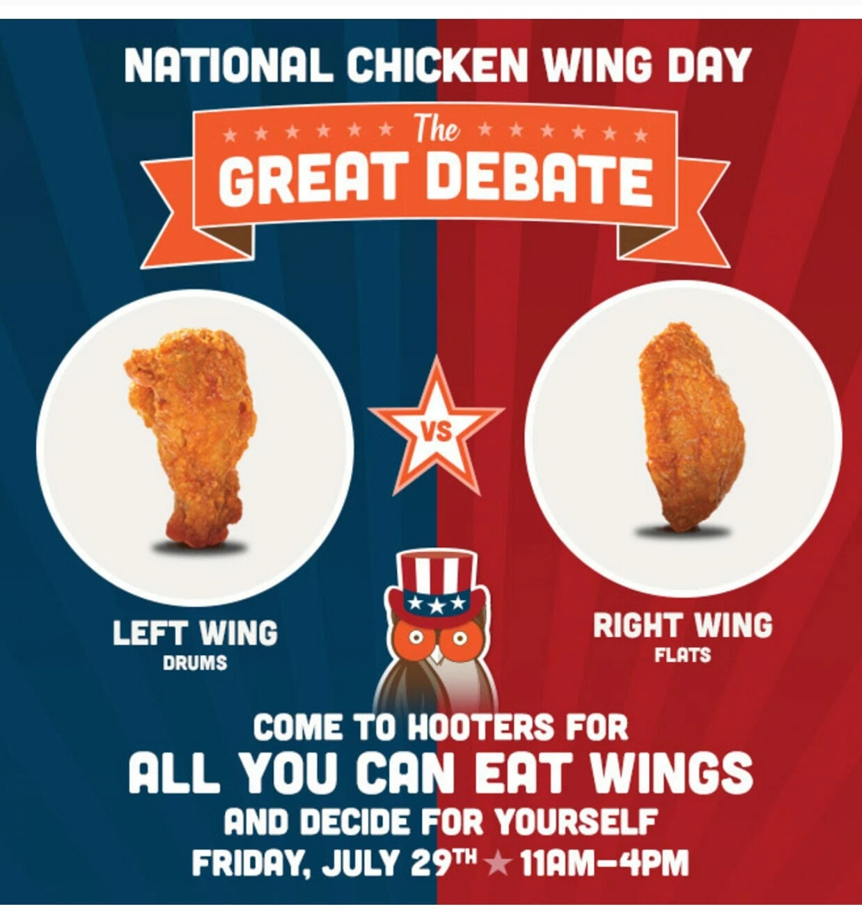 Hooters deals wednesday