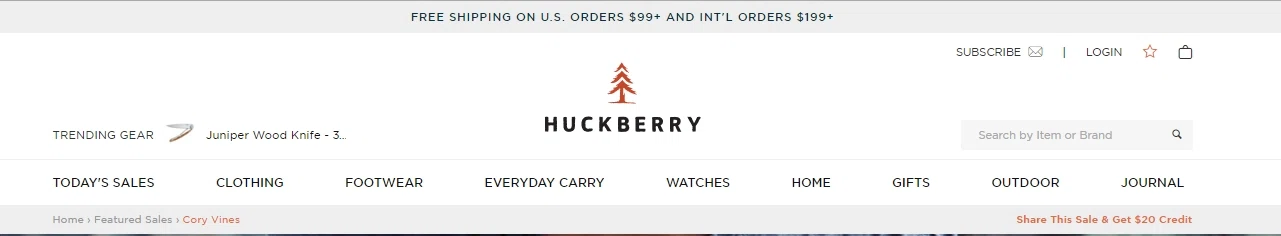 Expired Huckleberry Coupons Huckberry Coupon Codes (20% Off Promotion) Huckberry is the members only online store that feature inspiring and motivational gears and accessories. A counbobsbucop.tk was founded by two friends; Richard Greiner and Andy Forch in April