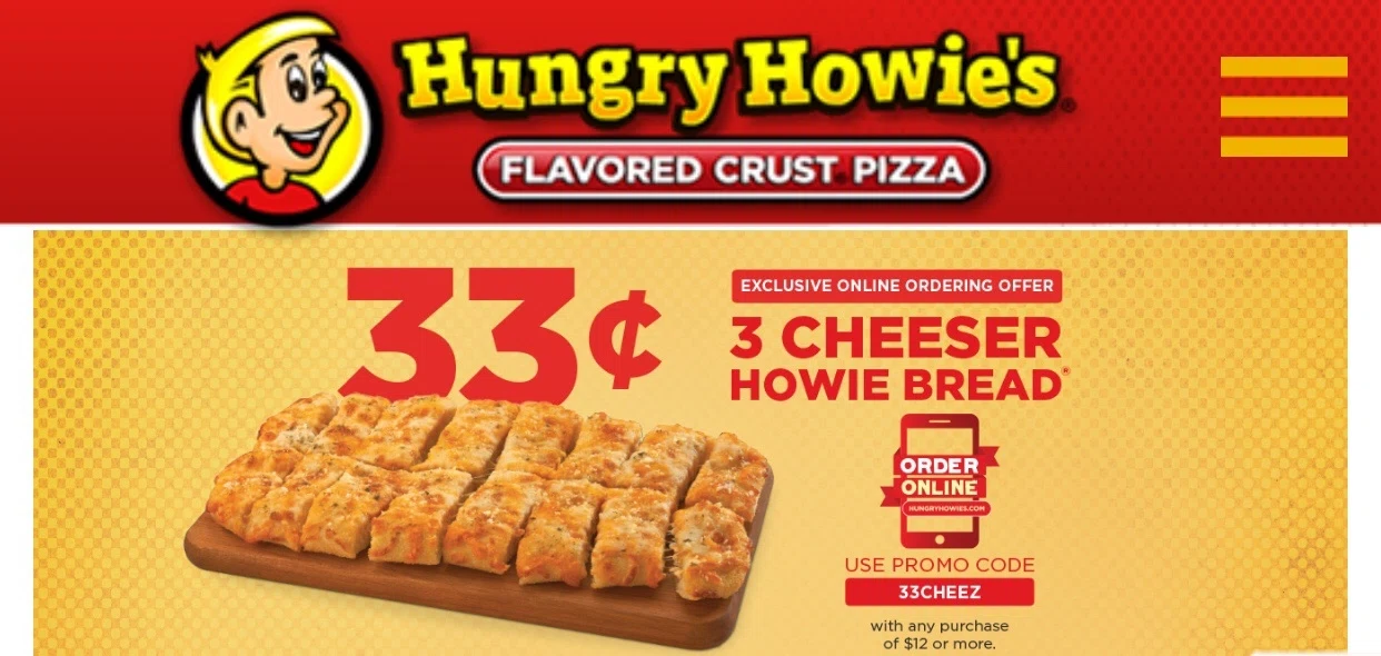 Coupon codes for hungry howies