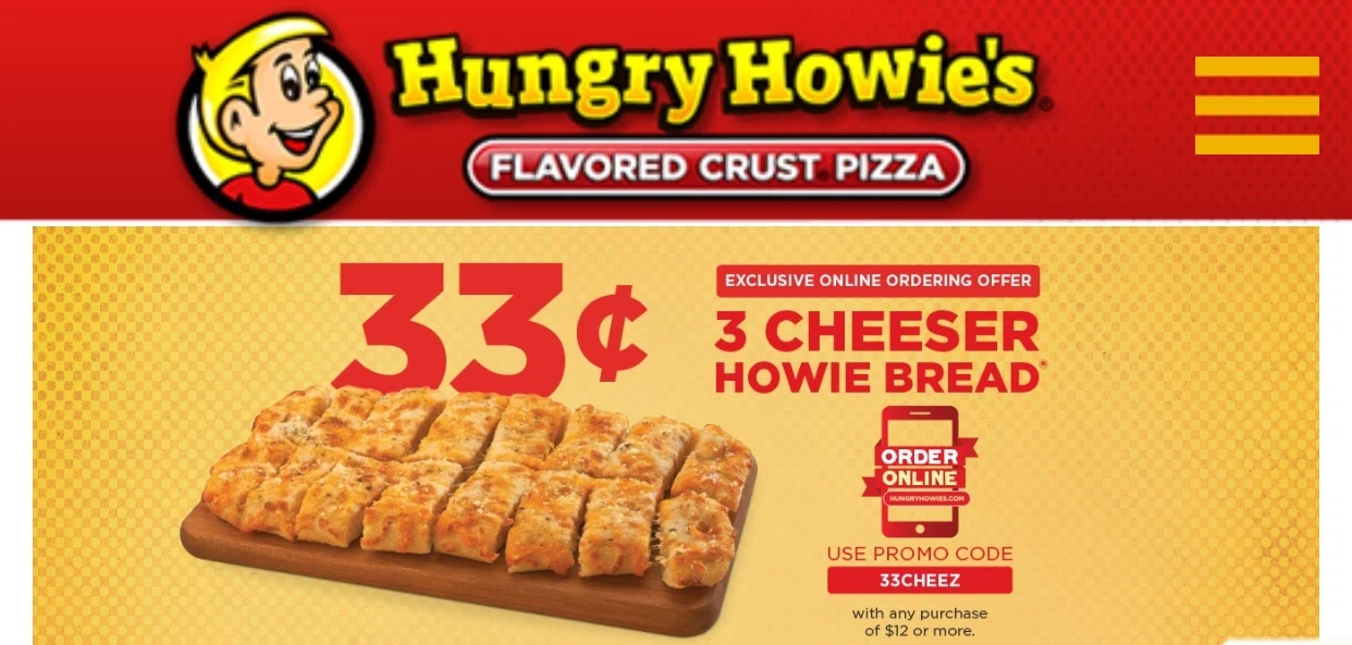 Hungry howie's pizza coupons
