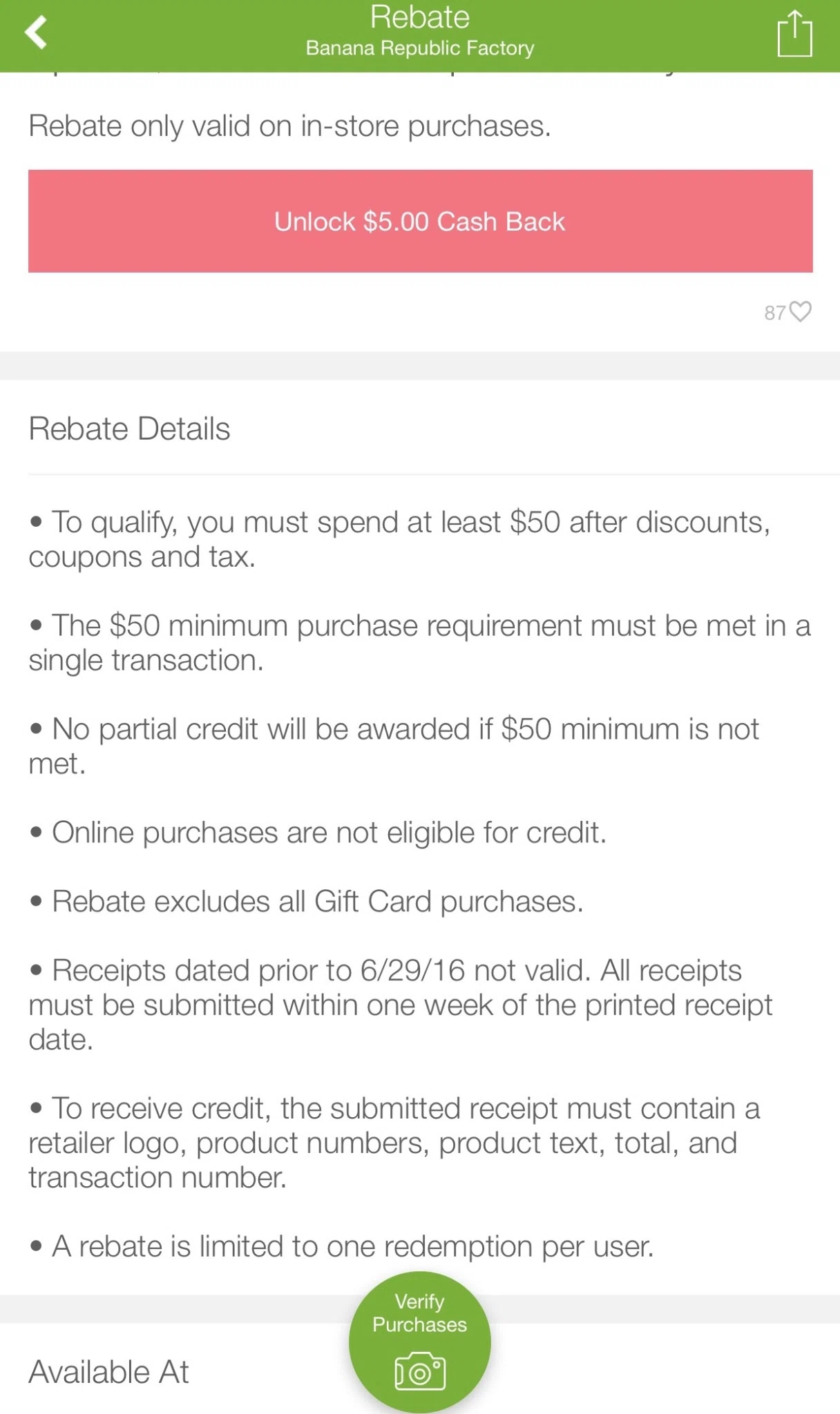Banana republic factory coupon 2018