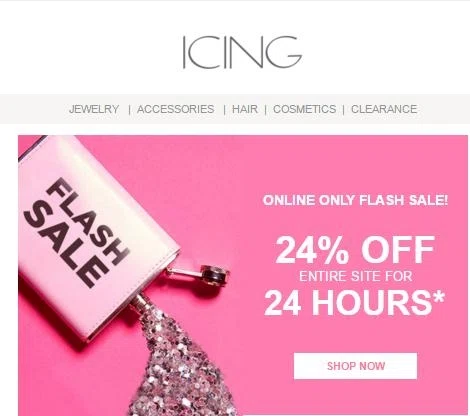 Icing coupon code