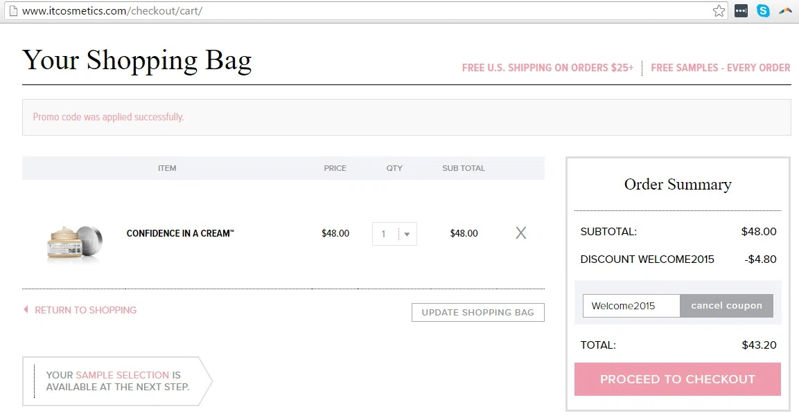 It cosmetics coupon code