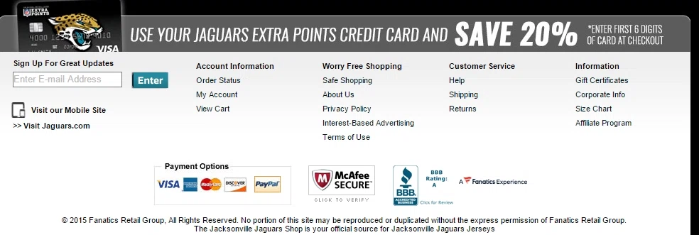Shop jaguars com coupons
