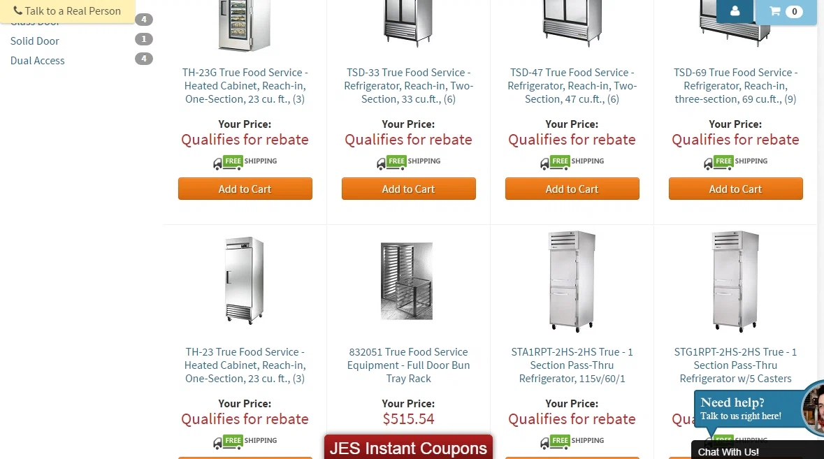 Expired Mission Restaurant Supply Coupons Mission Restaurant Supply has a section with sale prices on items for commercial and home kitchens. There is a link on the home page to coupons that provide a 10% discount on orders totaling over $