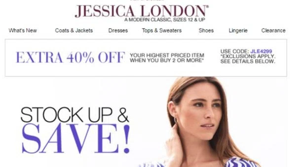 Jessica london coupon codes december 2018