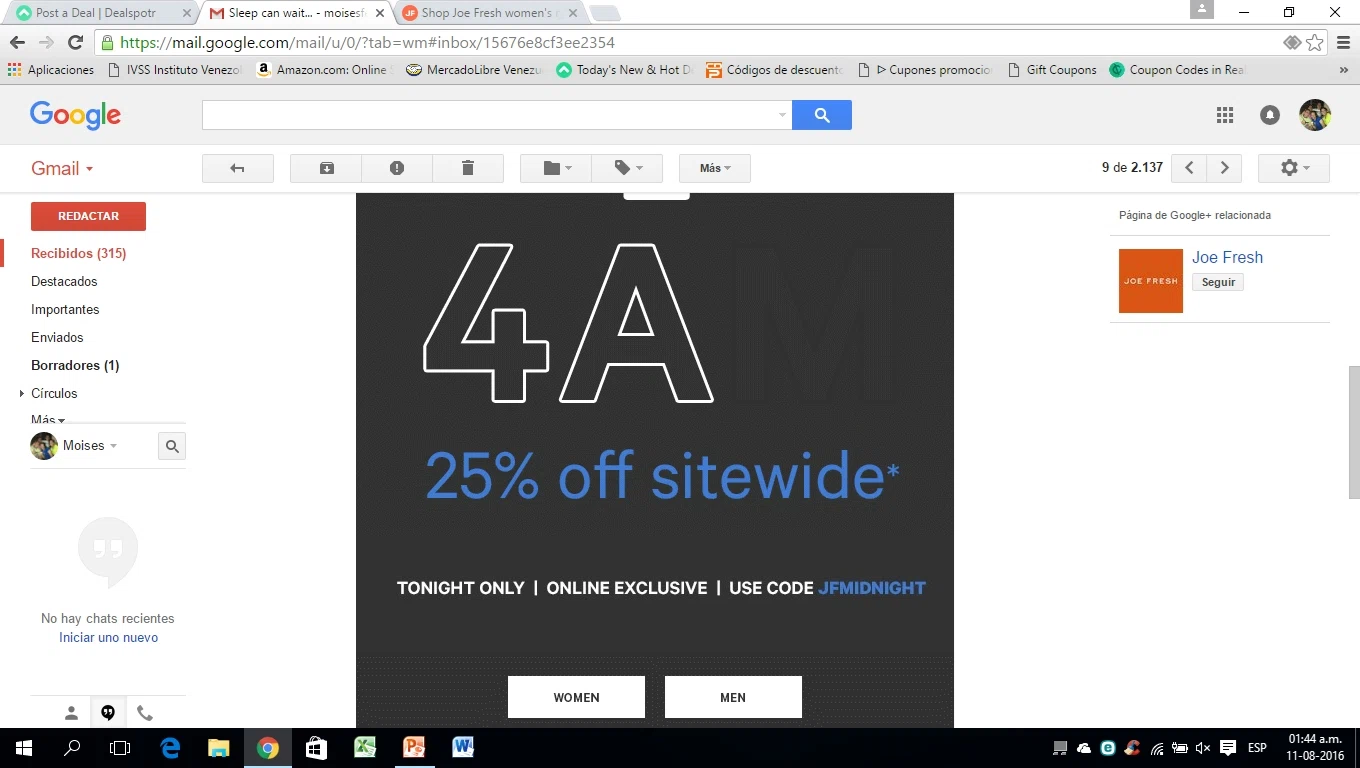 Joe dimatteo discount coupon
