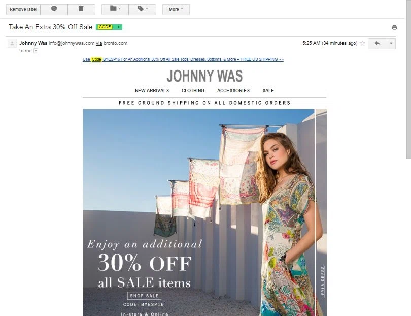 Johnny's coupon code