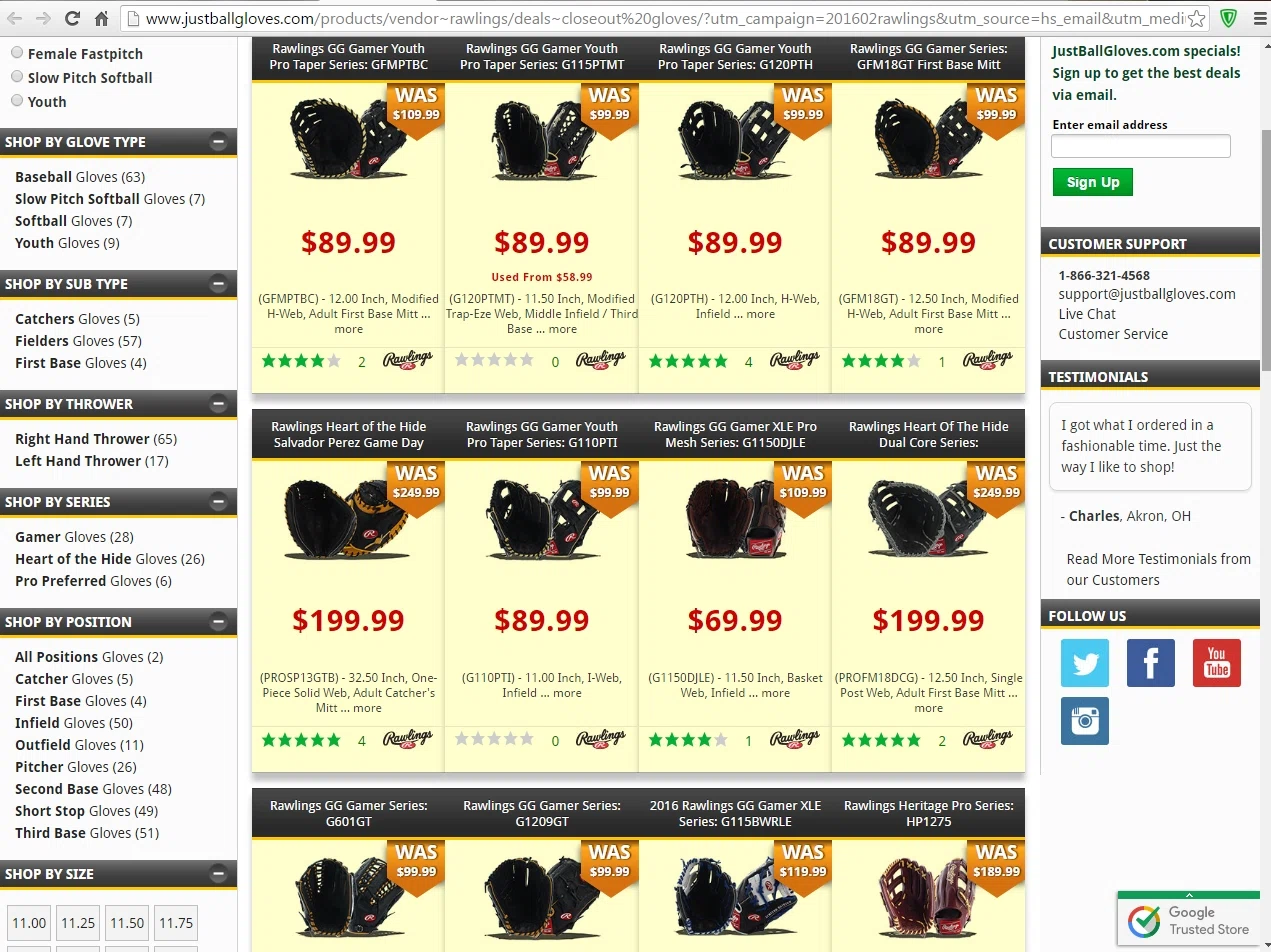 Rawlings coupon code
