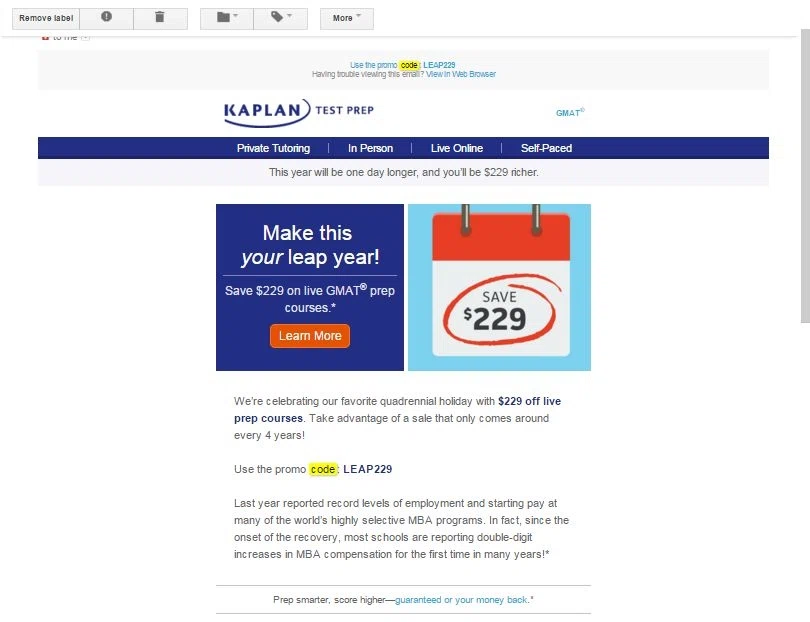 Kaplan coupon code