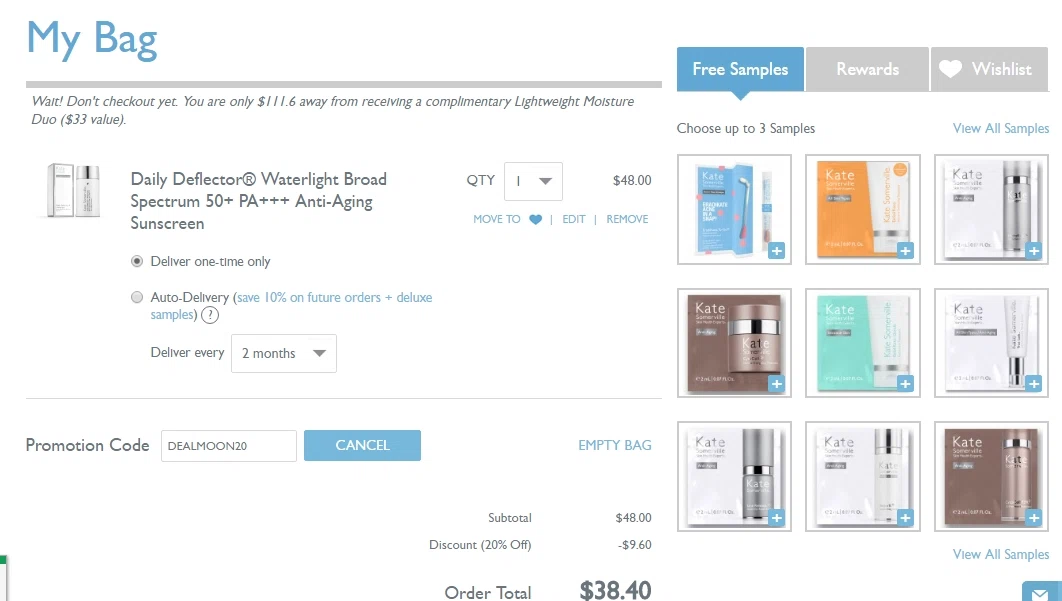 Kate somerville coupons discounts