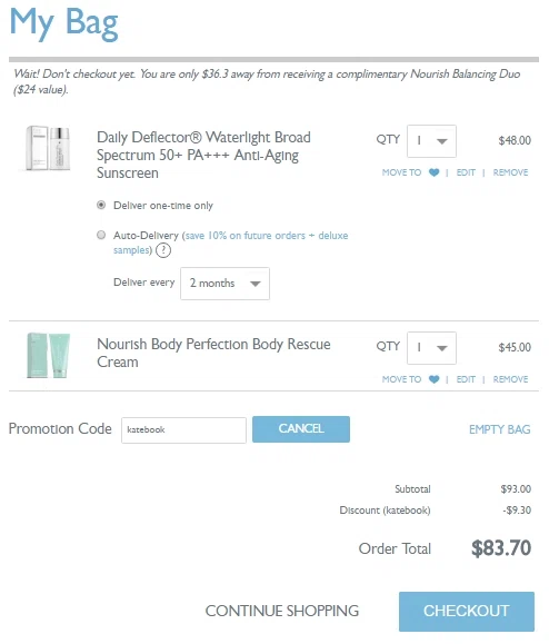 Kate somerville coupons discounts