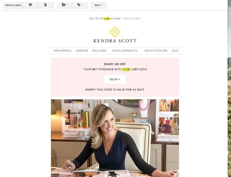 Kendra scott coupon code