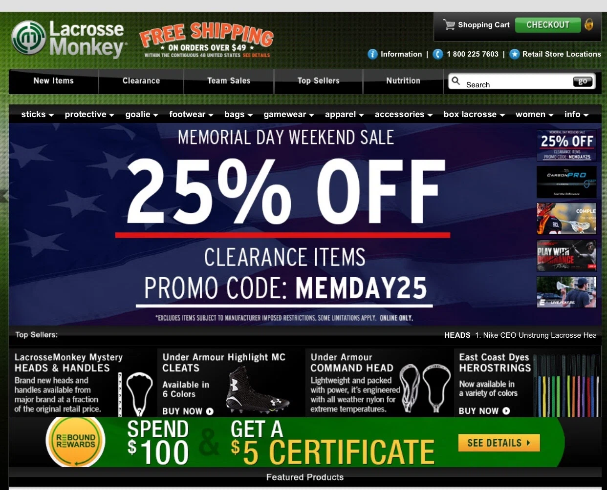 Lacrosse Monkey Promo Codes for November Save 25% w/ 32 active Lacrosse Monkey Promo Codes, Single-use codes and Sales. Today's best insurancecompanies.cf Coupon Code: Save 15% Off Your Purchase at Lacrosse Monkey. Get crowdsourced + verified coupons at Dealspotr.5/5(4).