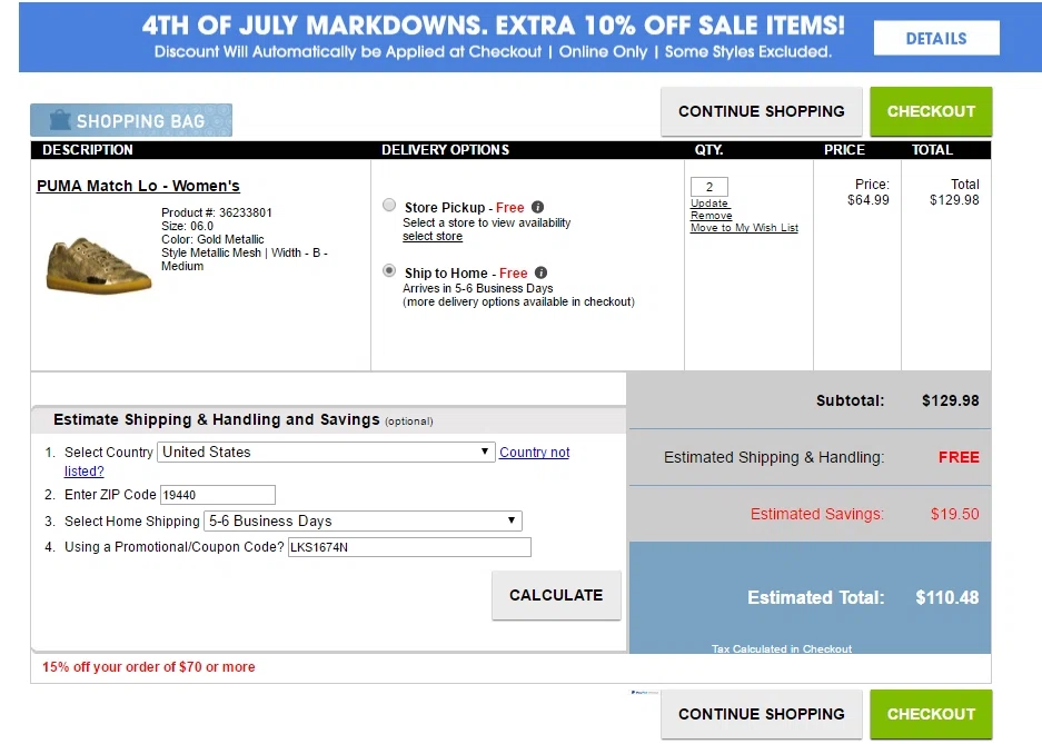 Lady footlocker coupon code