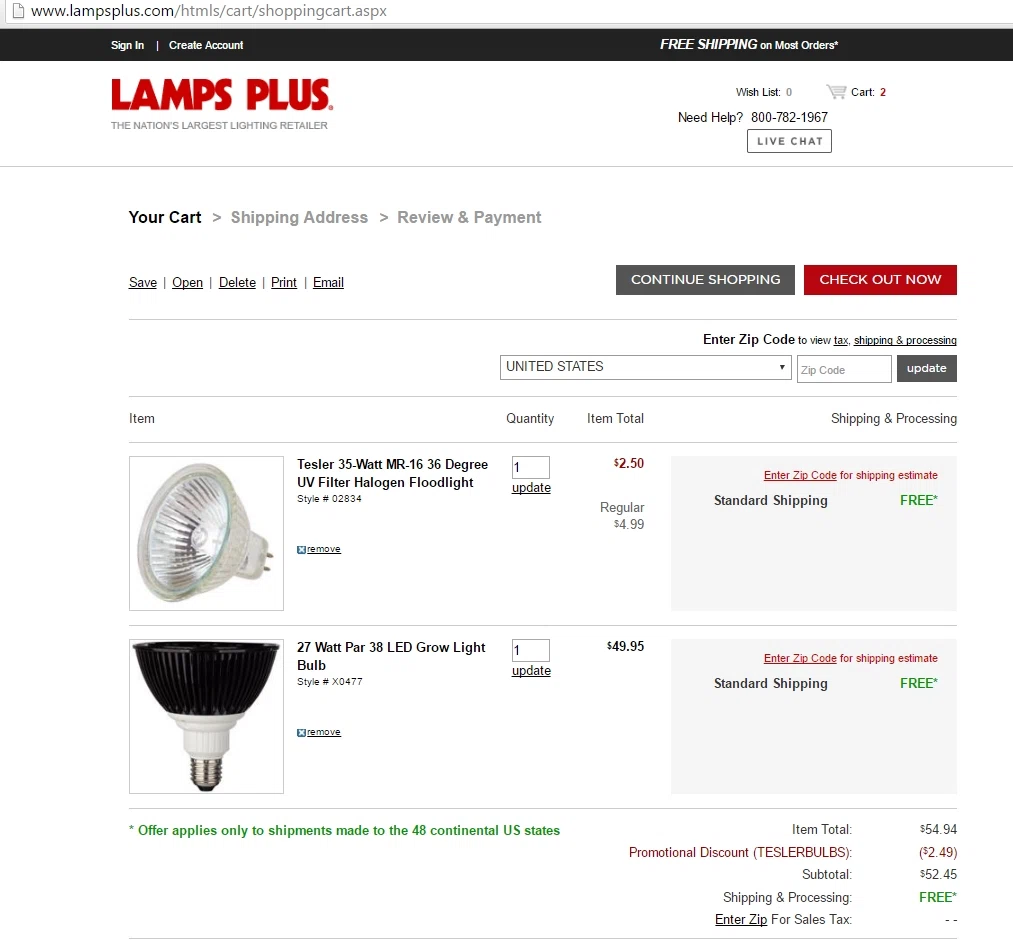 Lampsplus.com coupon code