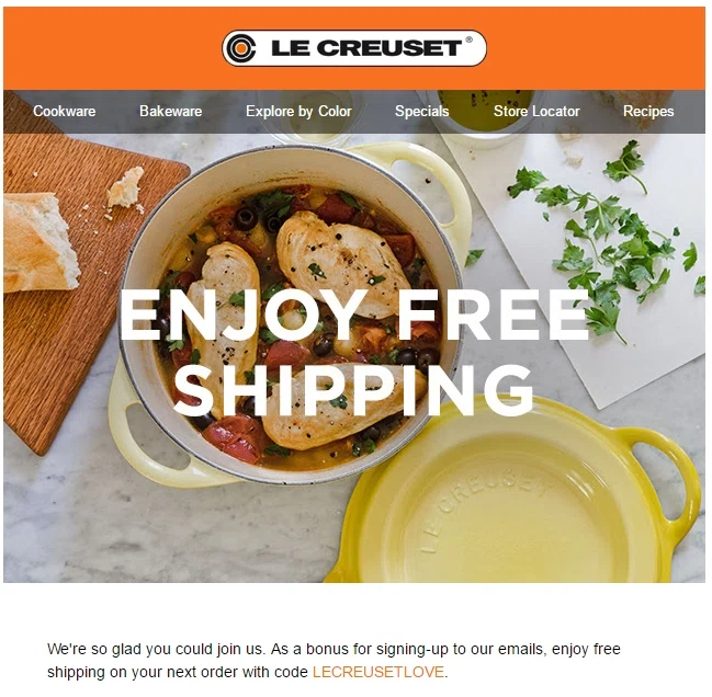 Le creuset coupon code