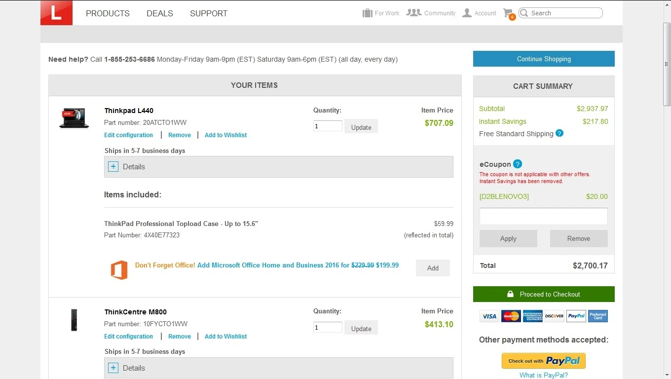Thinkpad discount coupon