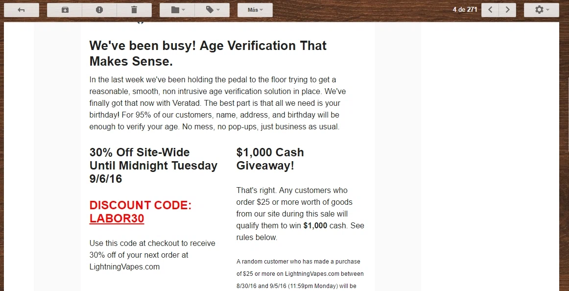 Lightning vapes coupon code