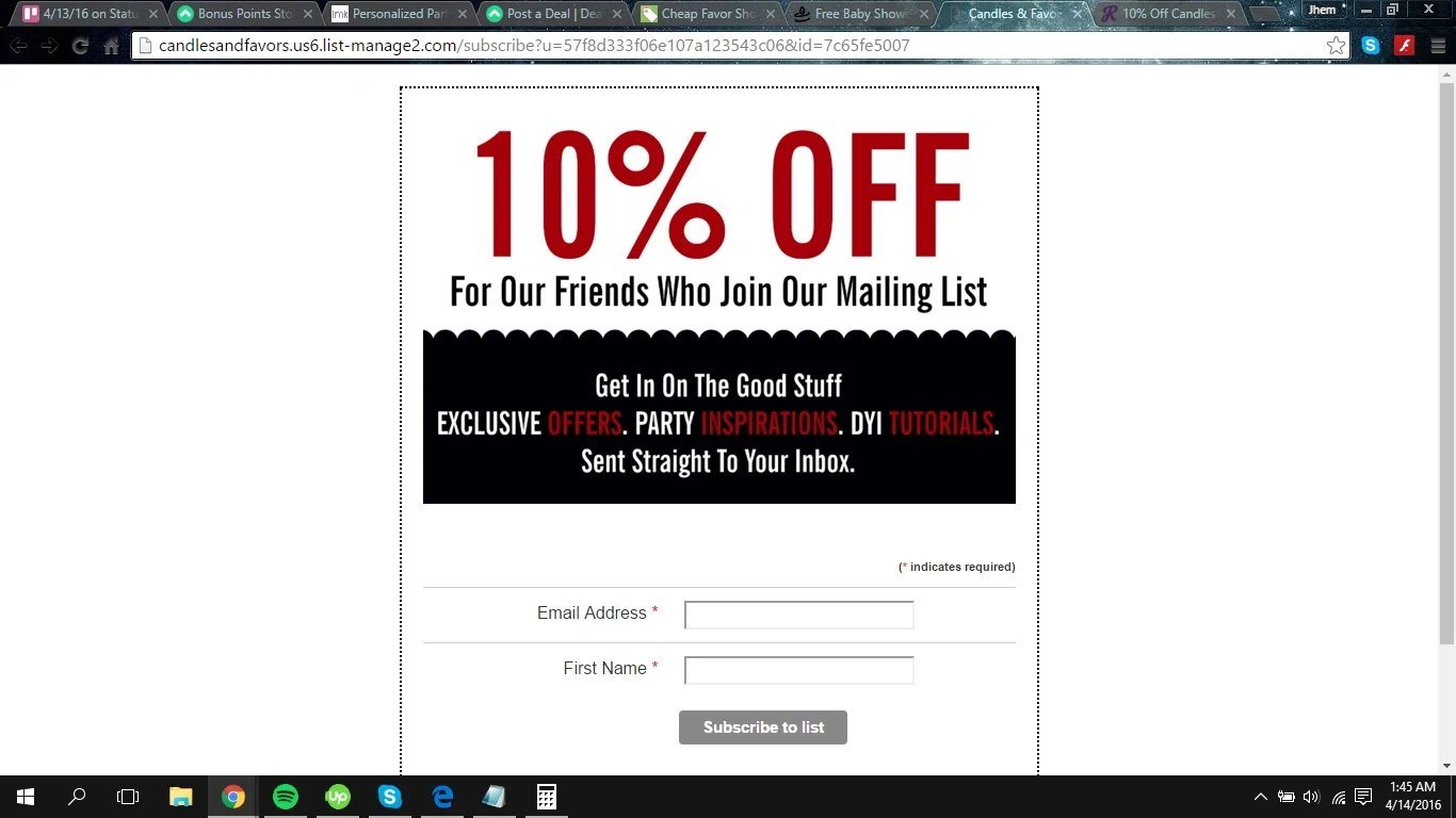 Sign up for nike coupons