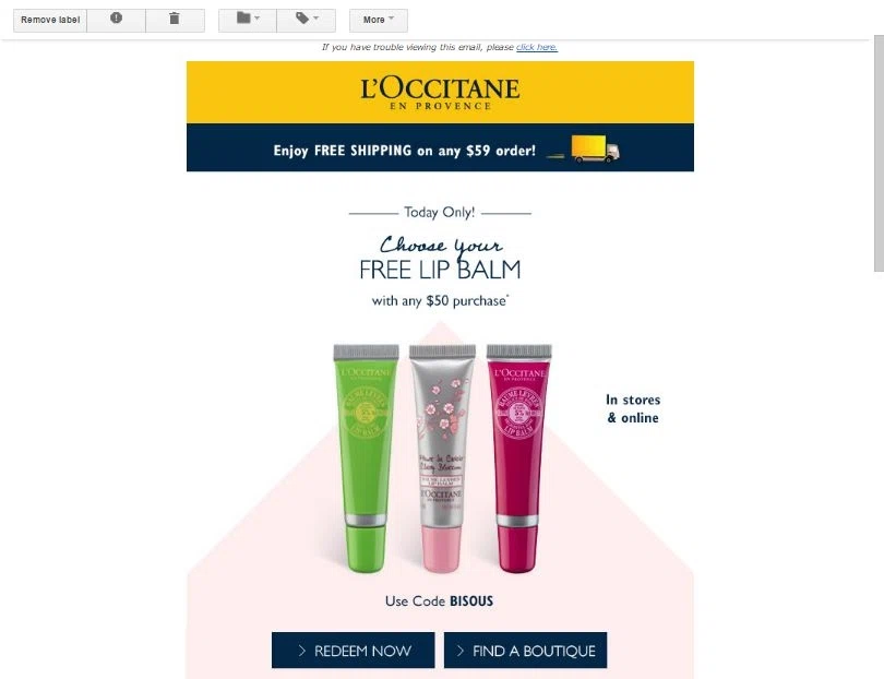 L occitane coupon uk