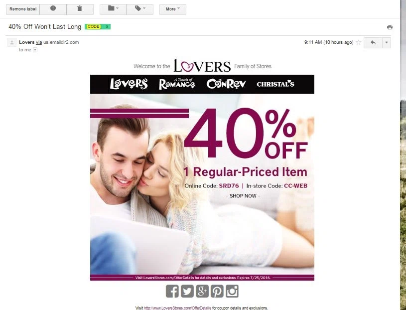 Valpak coupons lovers package