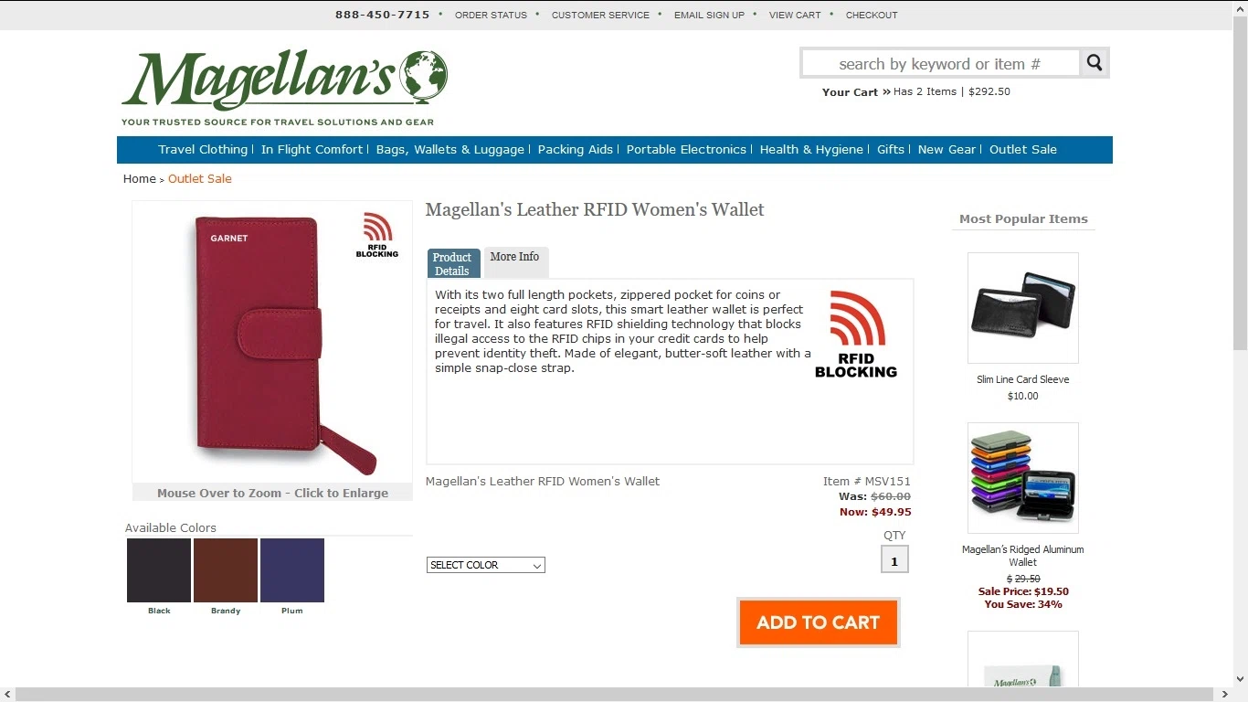 Discount coupons magellans