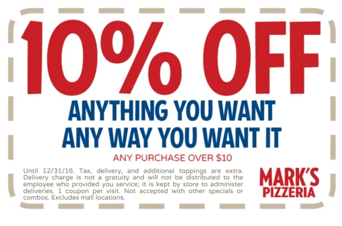 Master pizza coupons