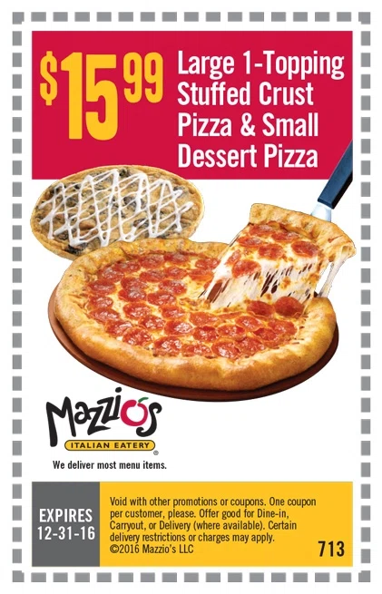 Pizza hut stuffed crust coupon code