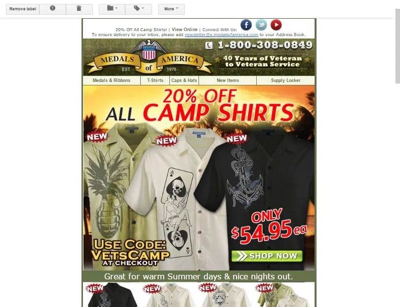 Medals of america coupon code