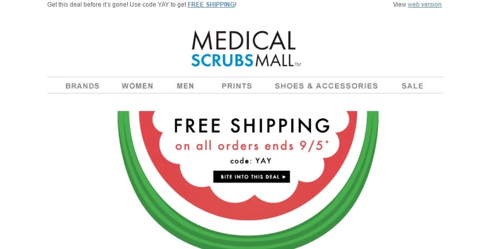 Medical scrubs collection discount coupon