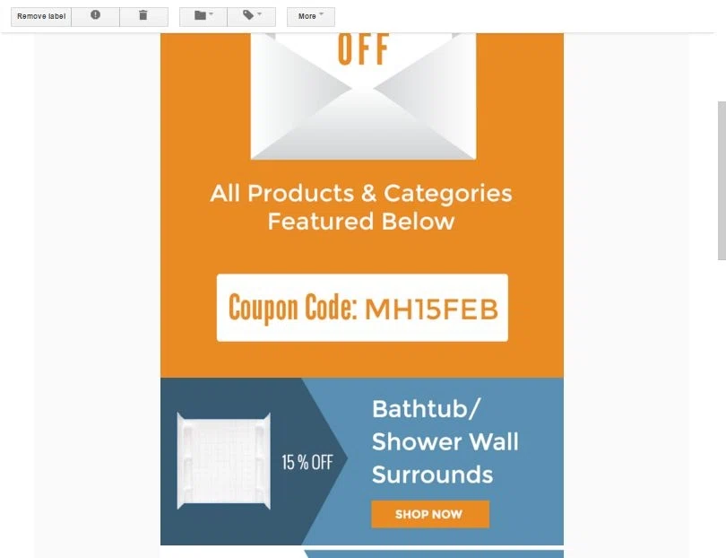 Coupon parts select
