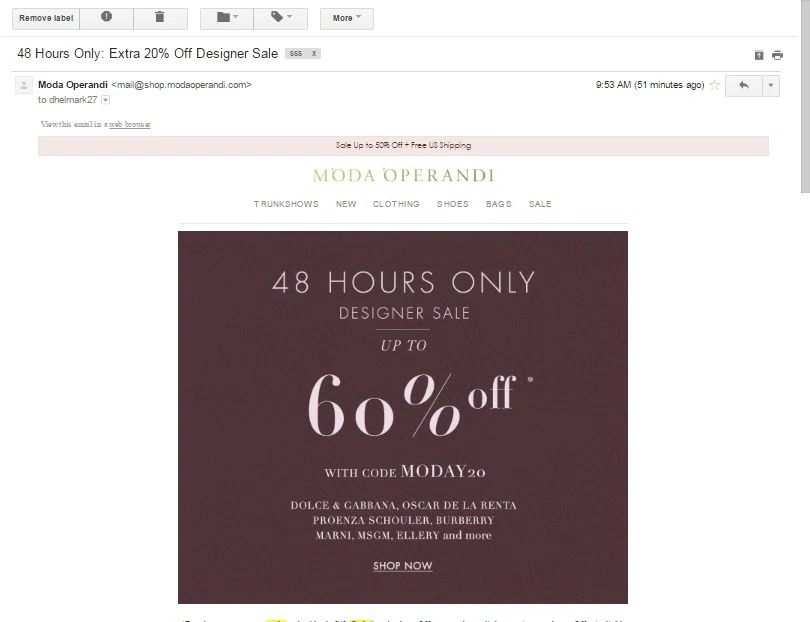 Moda operandi coupon code