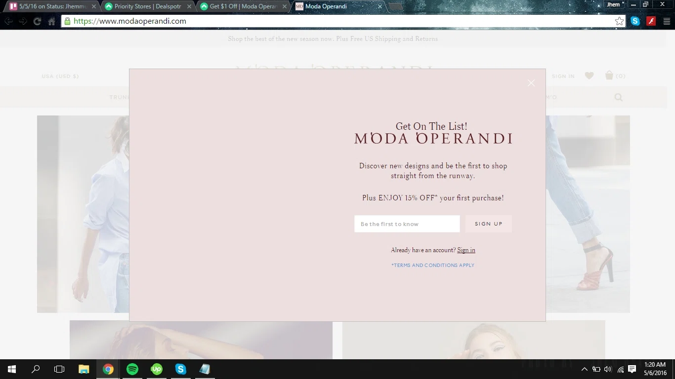Moda operandi coupon code