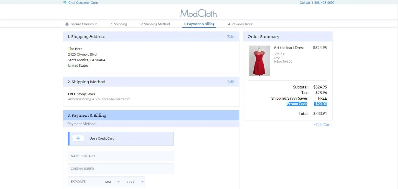 Modcloth coupon codes