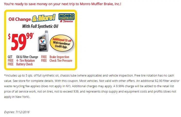Mr tire coupons brakes