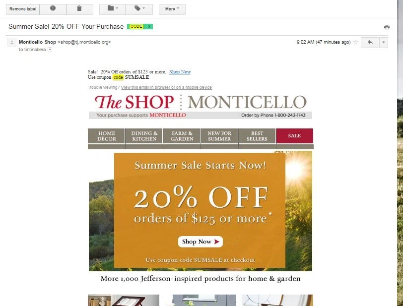 Monticello coupons discounts