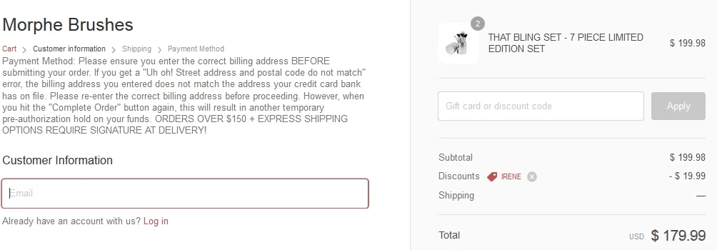 Morphe brush coupon code