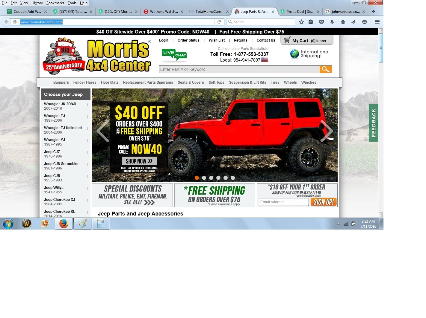 Morris 4x4 center coupon For Morris 4x4 Center we currently have 4 coupons and 72 deals. Our users can save with our coupons on average about $ Todays best offer is Shop Morris 4x4 And SAve!. If you can't find a coupon or a deal for you product then sign up for alerts and you will get updates on every new coupon added for Morris 4x4 Center.